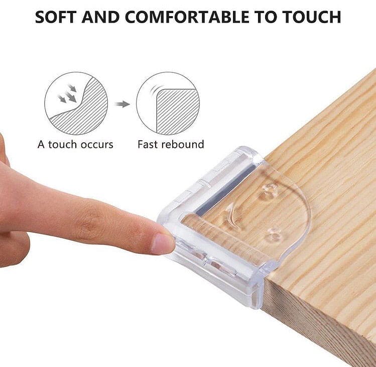 Set of 4 Baby Silicone Table Corner Protector, Furniture Edge Corner Protector, Anti Collision Guards Set of 4 Baby Silicone Table Corner Protector, Furniture Edge Corner Protector, Anti Collision Guards